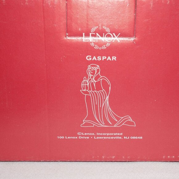 Lenox Wise Man Gaspar Crystal Nativity Figurine Germany - Picture 6 of 8